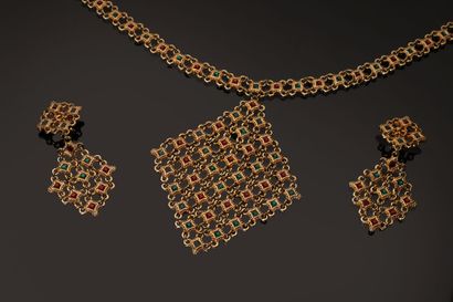 CHRISTIAN DIOR par GROSSE Made in Germany.
Demi-parure...