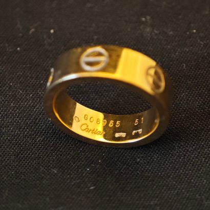 CARTIER, Paris, modèle Love, vers 1980/90....
