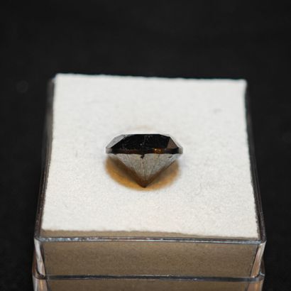 Diamant noir sur papier pesant 4,04 cts.
Diam...