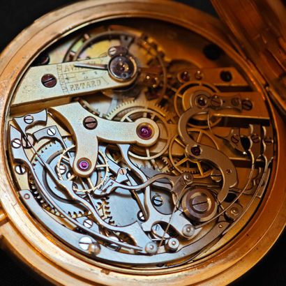 Régulateur de poche à chronographe de chasse...
