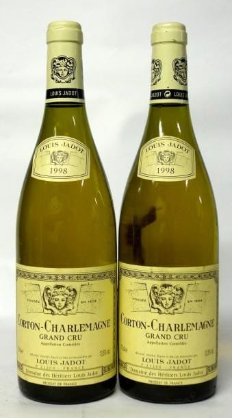 VINS BLANCS DE BOURGOGNE
2 Bouteilles CORTON...