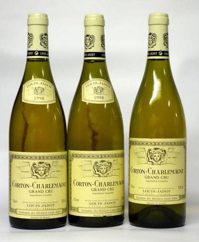 VINS BLANCS DE BOURGOGNE
3 Bouteilles CORTON...