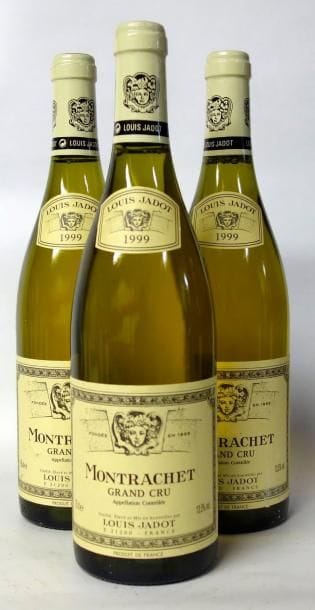 VINS BLANCS DE BOURGOGNE
3 Bouteilles MONTRACHET...