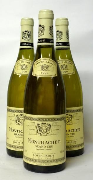 VINS BLANCS DE BOURGOGNE
3 Bouteilles MONTRACHET...
