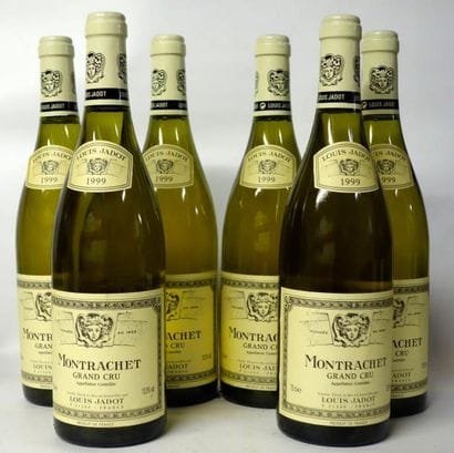 VINS BLANCS DE BOURGOGNE
6 Bouteilles MONTRACHET...