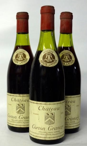 VINS ROUGES DE BOURGOGNE
3 Bouteilles CORTON...