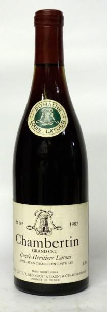 VINS ROUGES DE BOURGOGNE
1 Bouteille CHAMBERTIN...