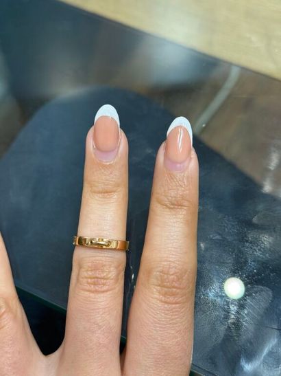 CHAUMET. Modèle lien.
ALLIANCE en or rose...