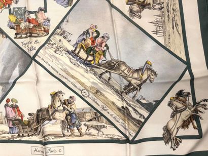 HERMÈS Paris.
Carré Le voyage en Russie,...