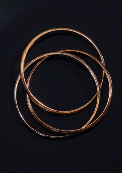 CARTIER, Paris. Modèle Trinity.
BRACELET...