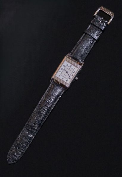 JAEGER LECOULTRE. Modèle Reverso. 
MONTRE-BRACELET...