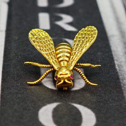 CHAUMET, Paris. Vers 1970.
BROCHE en or jaune...