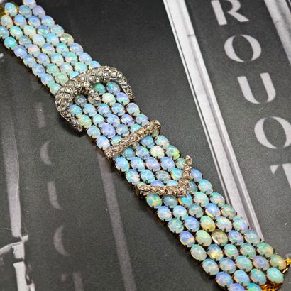 BRACELET ceinture en or 750 ‰, entièrement...