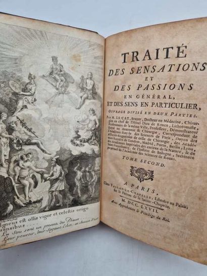 LE CAT, Claude Nicolas. Traité des Sensations...