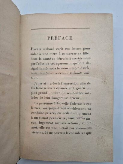 ROZIER, Docteur. Des Habitudes Secrètes ou...