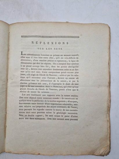 [MERDICAL LAW]. Réflexions sur les Sens....