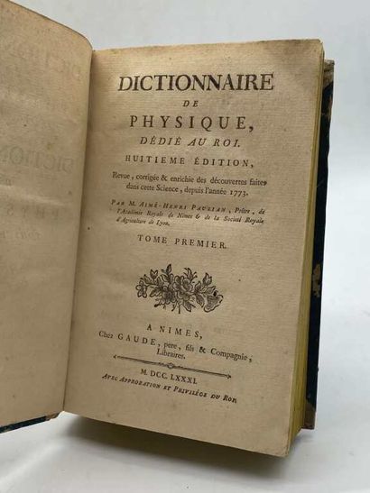 PAULIAN, Aimé-Henri. Dictionary of Physics...