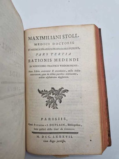 STOLL, Maximilian. Rationis Medendi in Nosocomio...