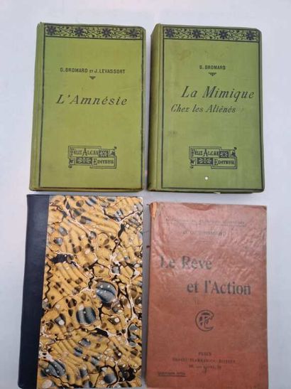 DROMARD, Gabriel. Set of 4 works on psychology...