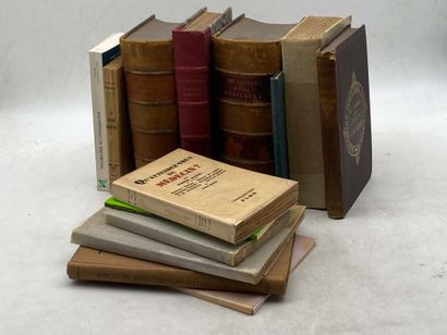 Manette, botany. 13 books Set of 13 medical,...