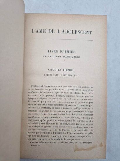 MENDOUSSE, Pierre. L'Âme de l'Adolescent....