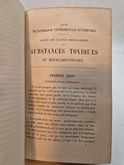VULPAIN, Alfred. Leçons sur l'Action Physiologique...