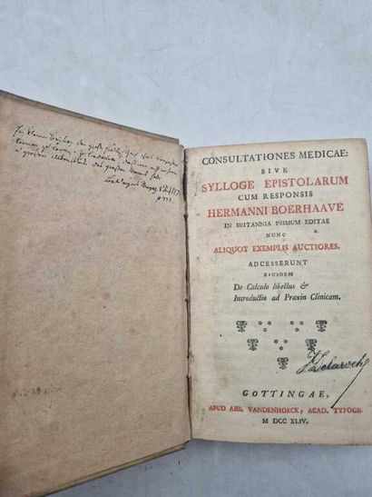 BOERHAAVE, Herman. Consultationes Medicae...