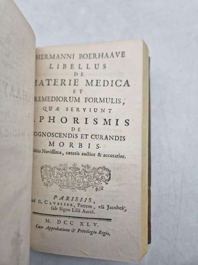 BOERHAAVE, Herman. Aphorismi de Cognoscendis...