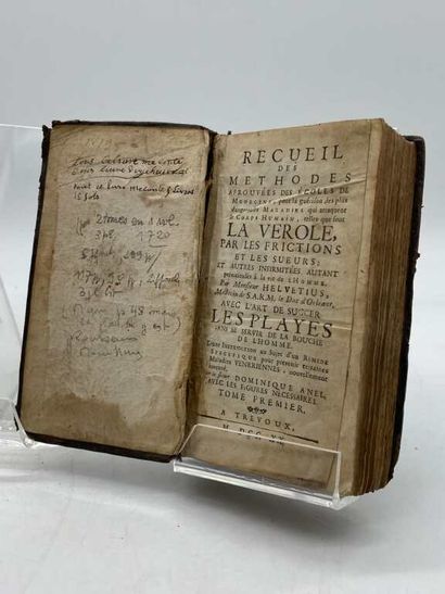 HELVETIUS, [Jean-Adrien] and ANEL, Dominique....