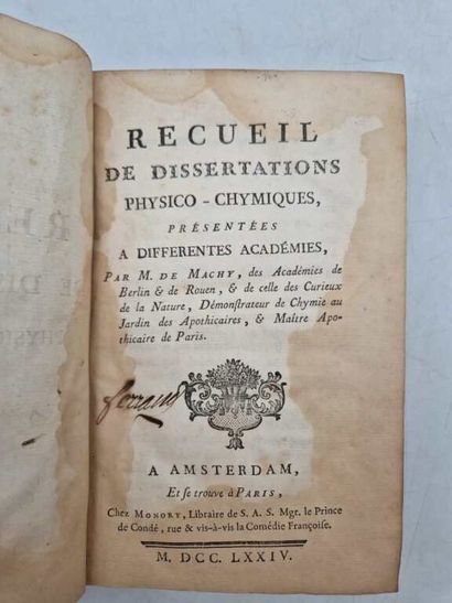 HENRI, Messieurs and MACHY, Monsieur de....