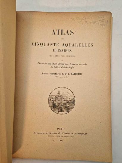 CATHELIN, François. Atlas de Cinquante Aquarelles...