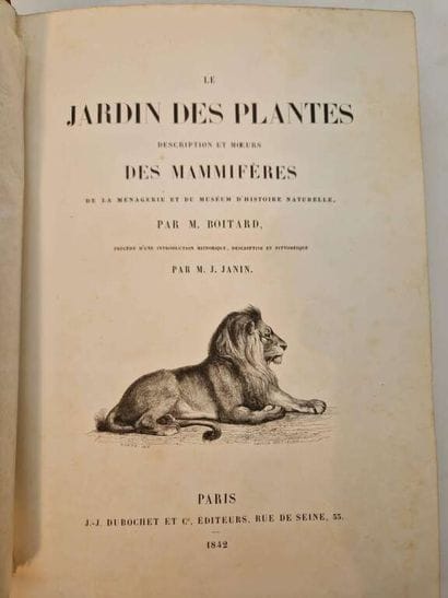 BOITARD, Pierre. Le Jardin des Plantes, description...