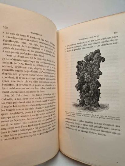 DARWIN, Charles. Rôle des Vers de Terre dans...