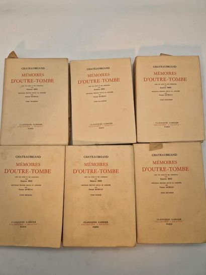 [LITERATURE]. Mémoires d'Outre-Tombe by Chateaubriand,...