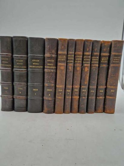 [PSYCHIATRY]. Annales Médico-Psychologiques....