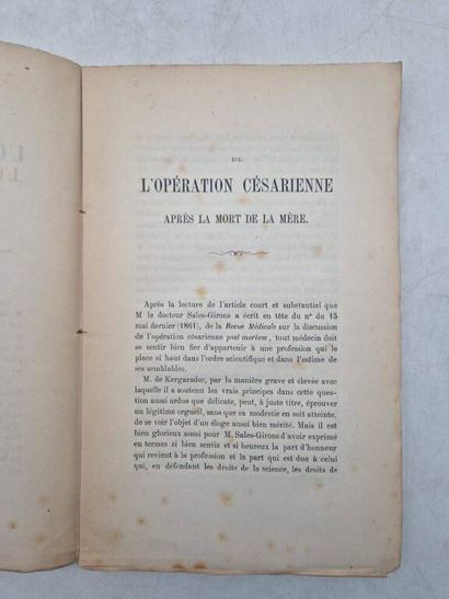 VILLENEUVE, Etienne-Pierre-Félix. De l'Opération...