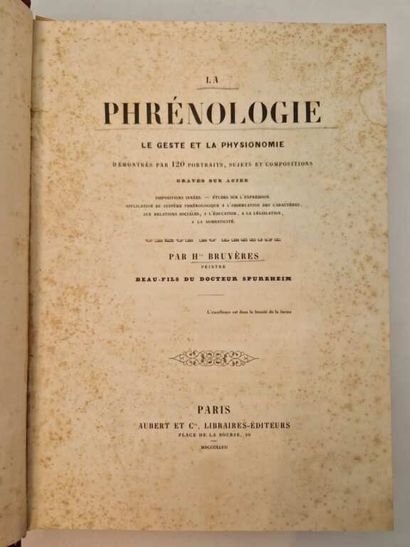 BRUYERES, Hippolyte. La Phrénologie. Le Geste...