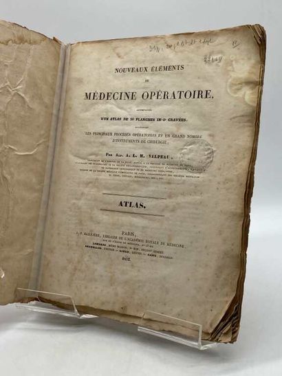 VELPEAU, Alfred. Nouveaux éléments de médecine...