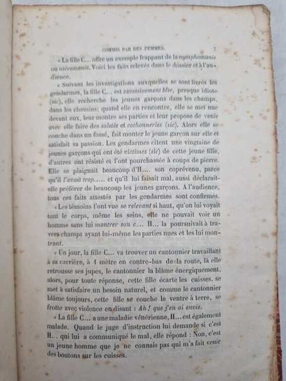 TARDIEU, Ambroise. Etude médico-légale sur...