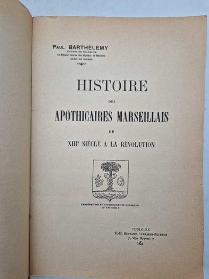[PHARMACOPEE]. Set of 6 works dealing with...