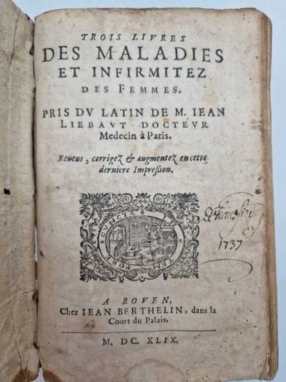 LIEBAUT, Jean. Trois Livres des Maladies...