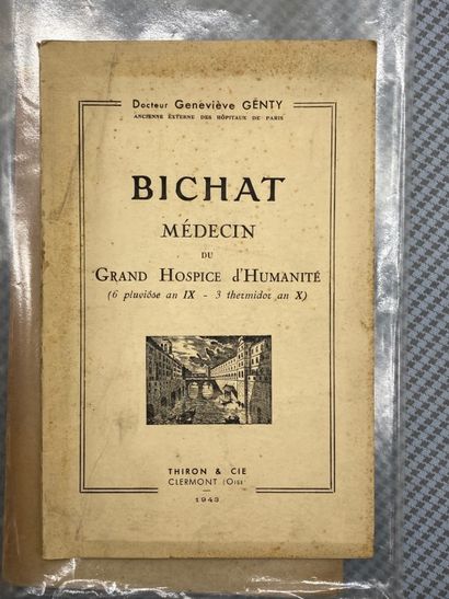 [MEDECINE]. 5 works 5 volumes in-8 paperback....