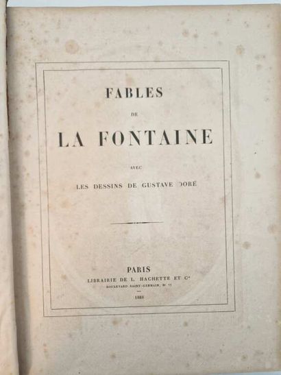 LA FONTAINE, Jean de. Fables de La Fontaine,...
