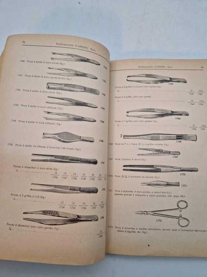 [MEDICAL EQUIPMENT]. Catalog of Etablissements...