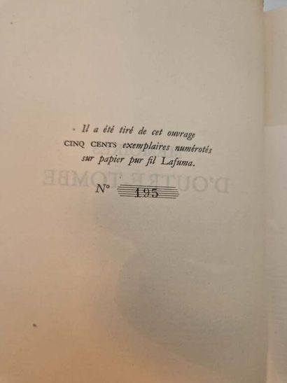 [LITERATURE]. Mémoires d'Outre-Tombe by Chateaubriand,...