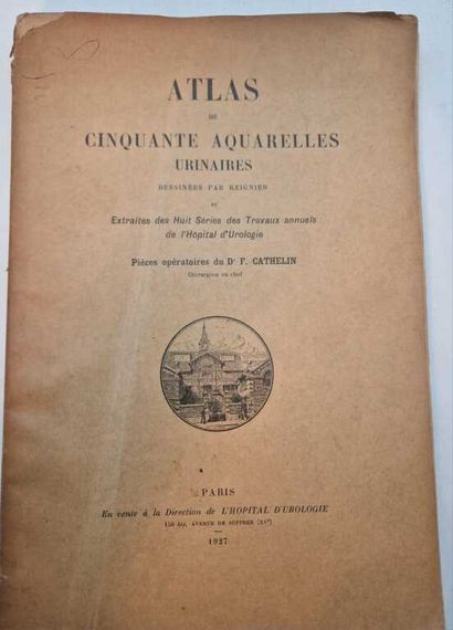 CATHELIN, François. Atlas de Cinquante Aquarelles...
