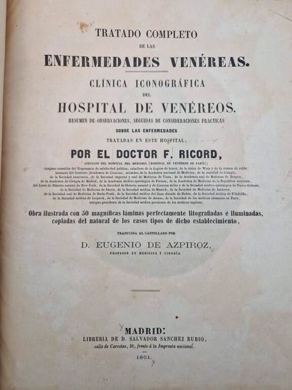 RICORD, Philippe. Tratado Completo de las...