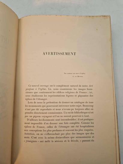 WITKOWSKI, Gustave-Joseph. L'Art Profane...