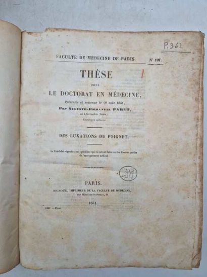 [THESES]. A collection of early medical theses...