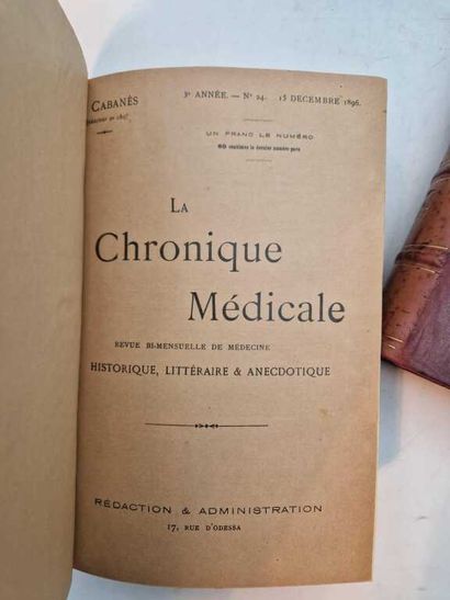 CABANES, Augustin. La Chronique Médicale....
